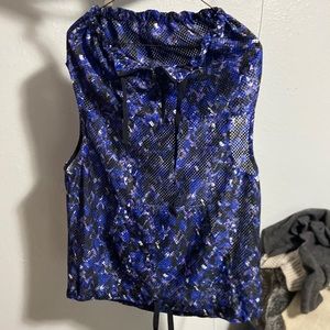 Demi Lovato mesh workout vest